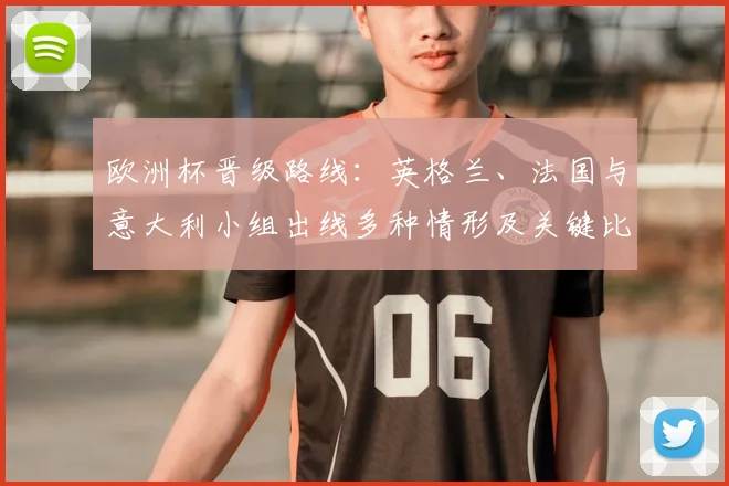 欧洲杯晋级路线:英格兰、法国与意大利小组出线多种情形及关键比赛看点